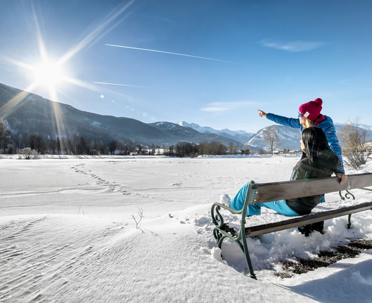 Winteraufnahme in Sankt Margarethen im Lungau © Ferienregion Salzburger Lungau